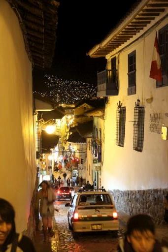 Smalle straatjes in San Blas, Cusco