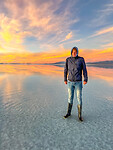 Zonsondergang Salar de Uyuni