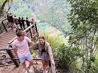 Uitzichtpunt Semuc Champey met Pauline
