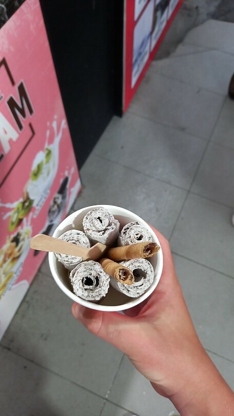 Rolled icecream