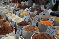Rijst en granen Osh bazaar
