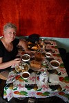 Lunch in een lokaal restaurantje