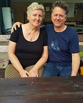 Margit en Bas bij Friends Guesthouse