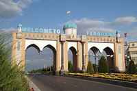 Toegangspoort tot de stad Ferg'ona