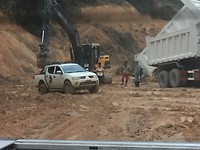 Stuck in the mud!