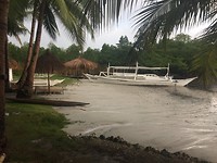 Tropical storm on the island