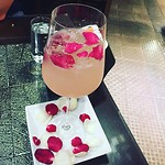 Raspberry vodka cocktail