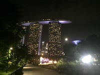 The world famous Marina bay, yes, the one with the Infinity pool