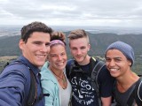 We made it along with Joel and Alex