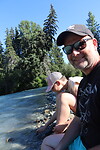 Pootje baden in smeltwater