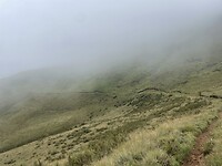 Begin van de hike vanaf Witsieshoek