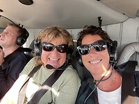 Net in de helicopter gestapt