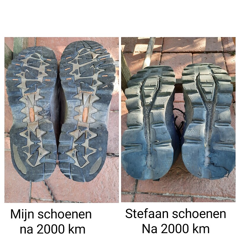 Belgische  schoenen en Nederlandse.