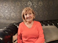 Mijn gastvrouw Elly, 85 jaar.