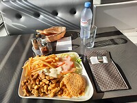 Toch nog een bordje kabab van de Turk.