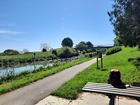 Rust bij het kanaal nog iets verderop.