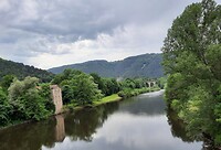 Het Chateau aan de rivier de Loire.