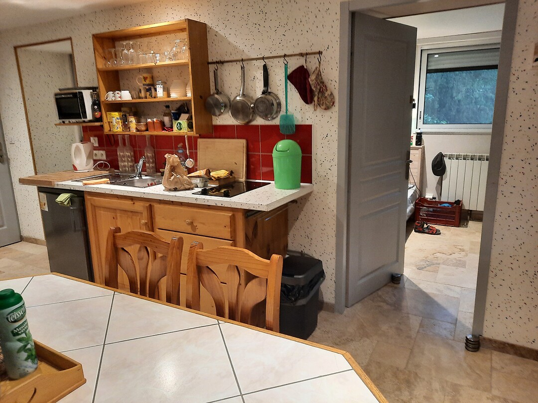 Onze gite, de keuken.