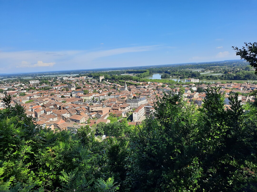 De stad Moissac.