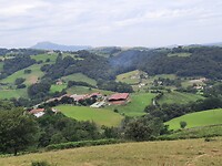 Het einde van de Pyreneeën met de laatste uitschieters.
