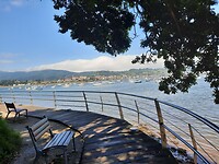 De haven tussen Hendaye  (Fr)  en Irun  (Sp)