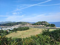 Zumaia aan de kust.