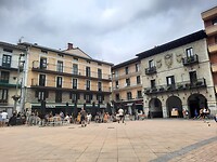 Het plaza van Deba.