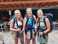 Moeders met haar twee dochters uit New Jersey