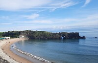 Gewoon prachtig panorama over de kliffen.