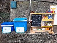 Te koop onderweg.