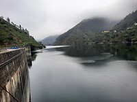 De dam.