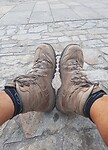 Mijn schoenen hebben het gehaald, mijn grootste trots.