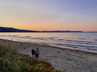 Pohara beach vloed