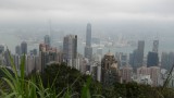 Overzicht Victoria Peak over Hong Kong