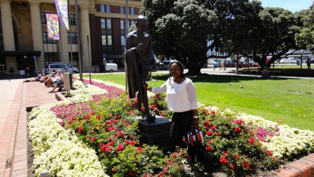 Charlotte meets Ghandi