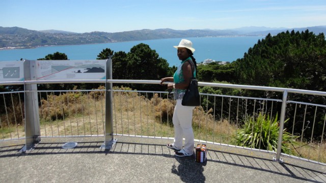 Charlotte op Mount Victoria 2