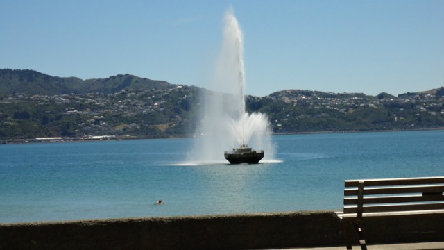 Fontein in de Wellington inham