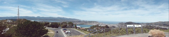 Panoramaview op de top van Mount Victoria 1