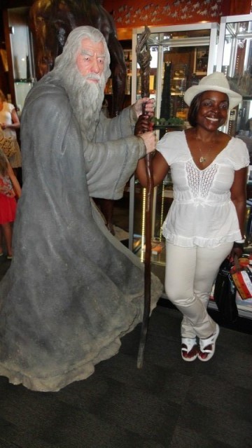 Charlotte met Gandalf 2