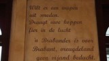 Brabantse spreuk in het Belgische cafe in Wellington 2