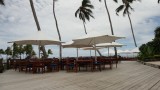 Leuk terras in het resort