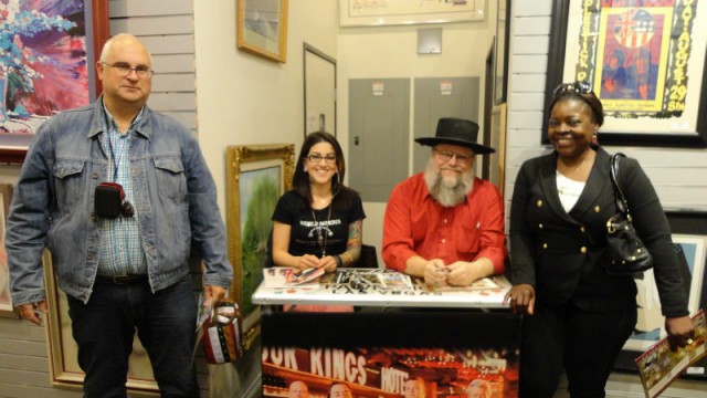 Wij samen met 2 experts die ook regelmatig in de Pawnshopshow voorkomen