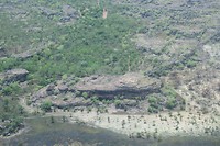 Ubirr vanuit de lucht