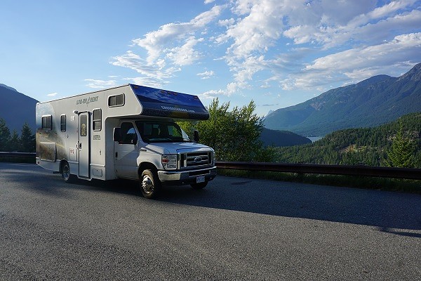 Uitzicht 'camping'