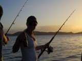 Fishing Belle and beer
