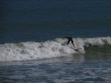 surfing at Raglan