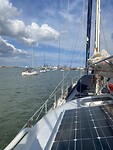 Aan een mooring in Harwich
