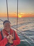 Zonsondergang Noordzee