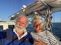 Genieten in de ankerbaai