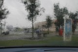 Slecht weer onderweg